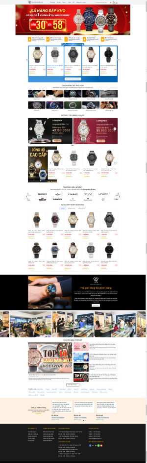 Theme WordPress Đồng Hồ