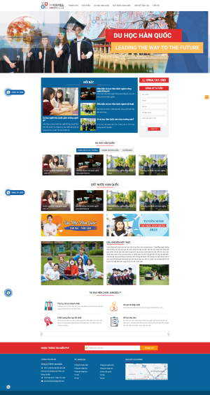 Theme WordPress Du Học Hàn Quốc