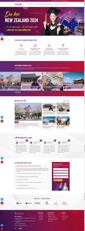 Theme WordPress Du Học 2