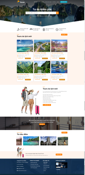 Theme WordPress Du Lịch 4