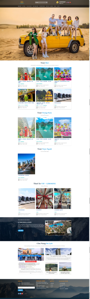 Theme WordPress Tour Du Lịch