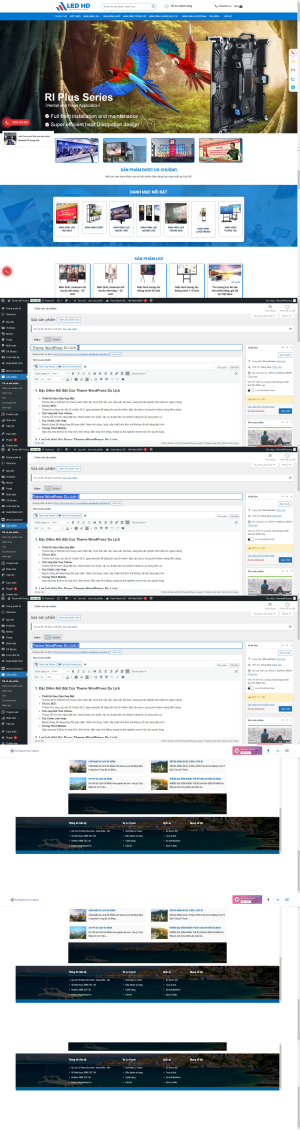 Theme WordPress Màn Hình Led