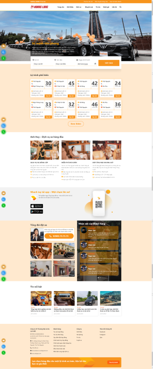 Theme WordPress Xe Dịch Vụ