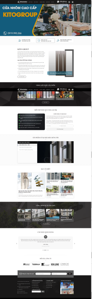 Theme WordPress Nhôm Kính 2