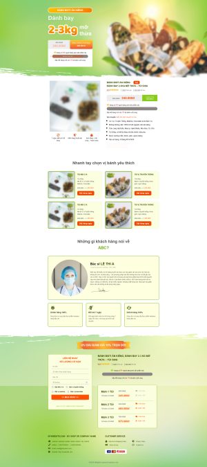 Theme WordPress Bánh Giảm Cân