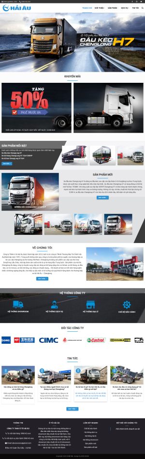 Theme WordPress Bán Xe 3