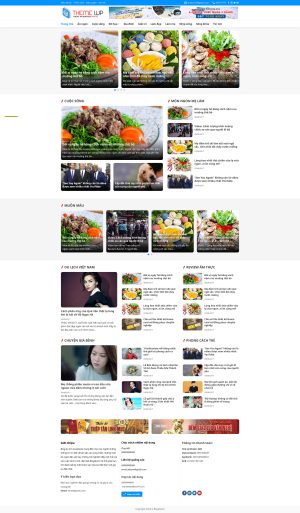 Theme WordPress Blog Du Lịch