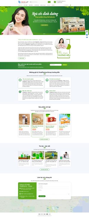 Theme WordPress Công Ty Dược