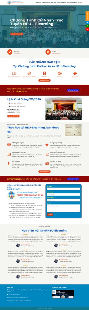 Theme WordPress Đào Tạo