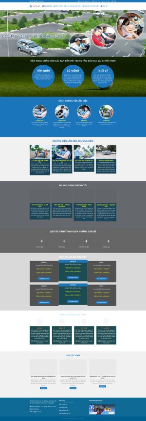 Theme WordPress Dạy Lái Xe