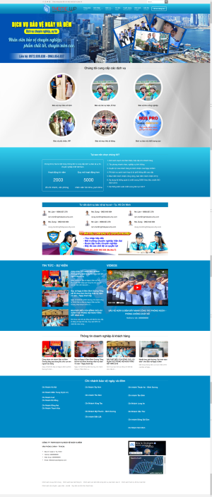 Theme WordPress Dịch Vụ Bảo Vệ
