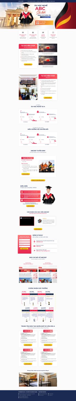 Theme WordPress Du Học