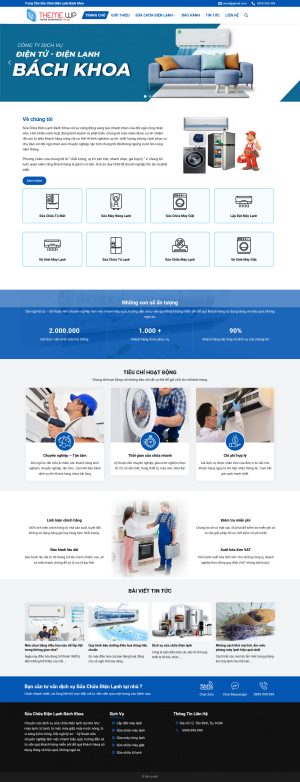 Theme WordPress Điện Lạnh