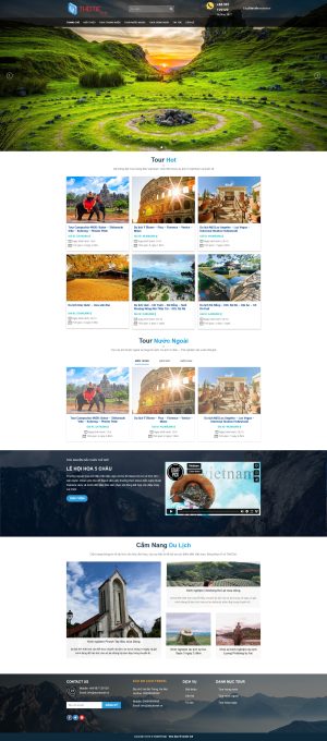 Theme WordPress Du Lịch 5
