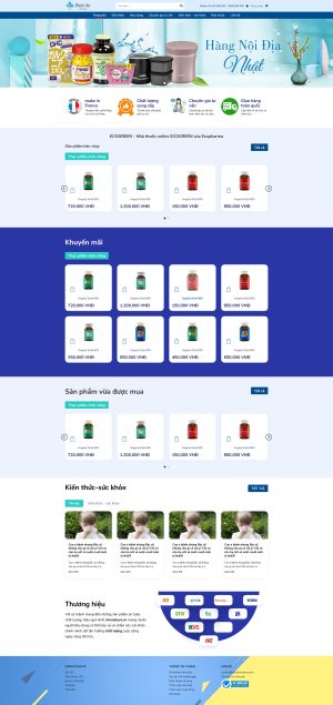 Theme WordPress Dược