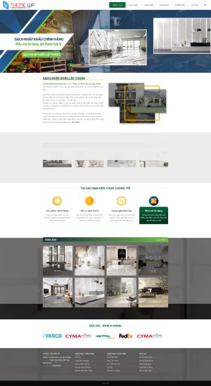 Theme WordPress Gạch