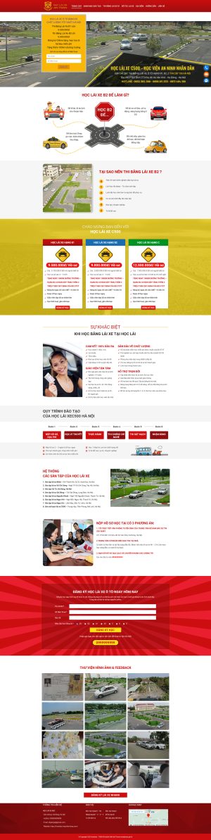 Theme WordPress Học Lái Xe