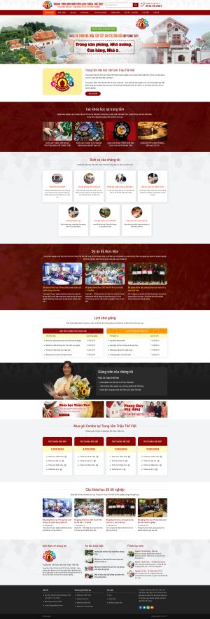 Theme WordPress Học Phong Thủy