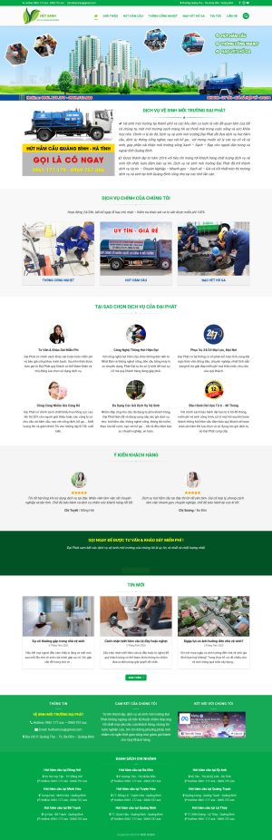 Theme WordPress Hút Hầm Cầu