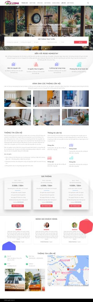 Theme WordPress Khách Sạn 2