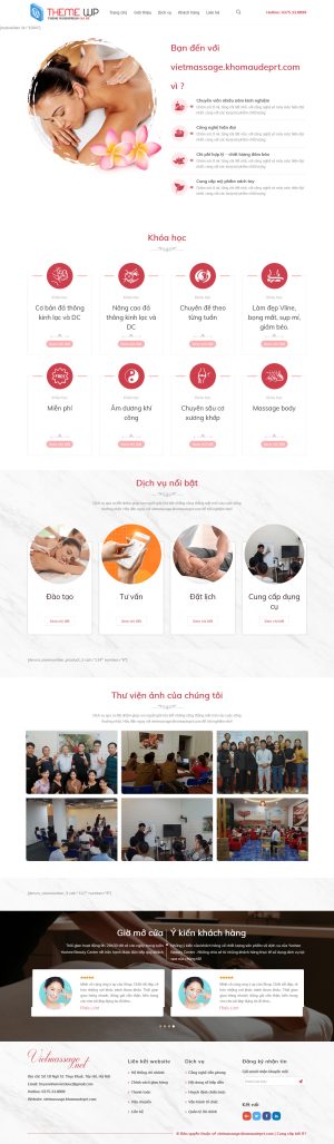 Theme WordPress Massage