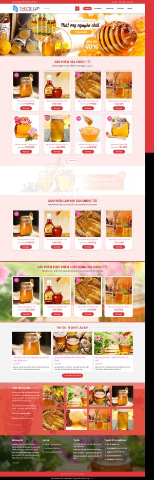 Theme WordPress Mật Ong