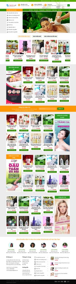 Theme WordPress Mỹ Phẩm 3