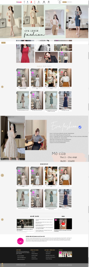 Theme WordPress Shop Quần Áo