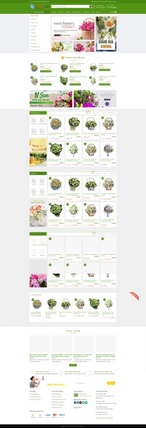 Theme WordPress Shop Hoa