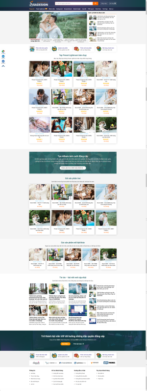 Theme WordPress Thiết Kế Album Cưới