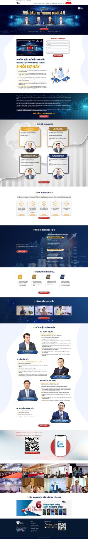 Theme WordPress Khóa Học Đầu Tư