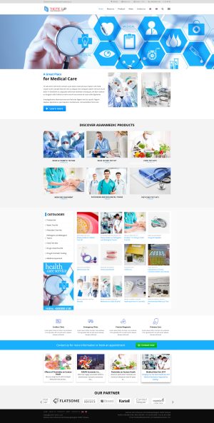 Theme WordPress Thiết Bị Y Tế