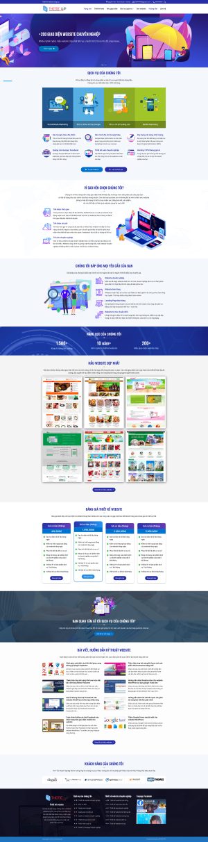 Theme WordPress Thiết Kế Web