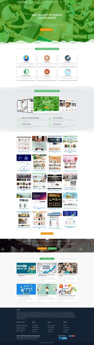 Theme WordPress Thiết Kế Web 3