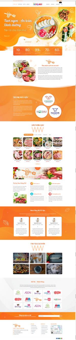 Theme WordPress Thực Phẩm