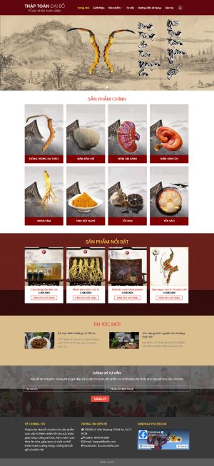 Theme WordPress Thực Phẩm 7