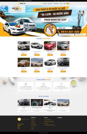 Theme WordPress Thuê Xe