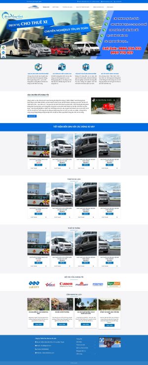 Theme WordPress Thuê Xe 3