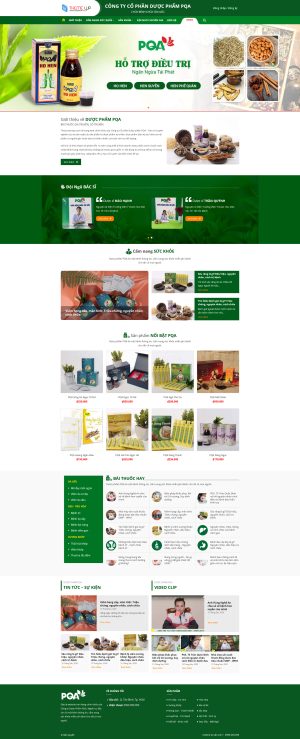 Theme WordPress Thuốc Nam