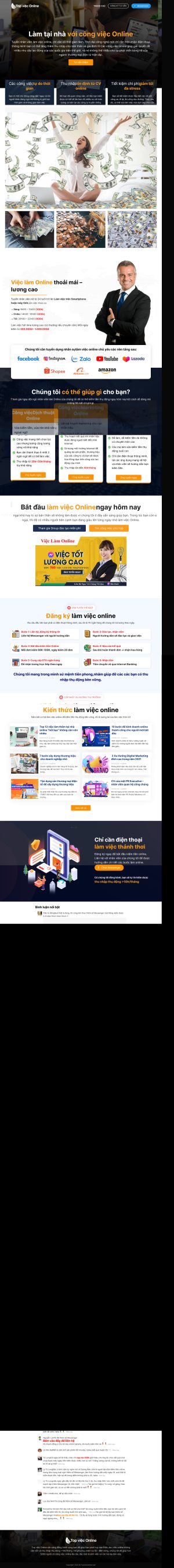 Theme WordPress Top Việc