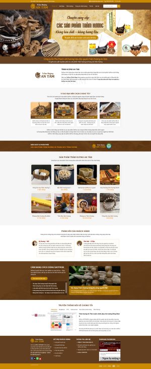 Theme WordPress Trầm Hương