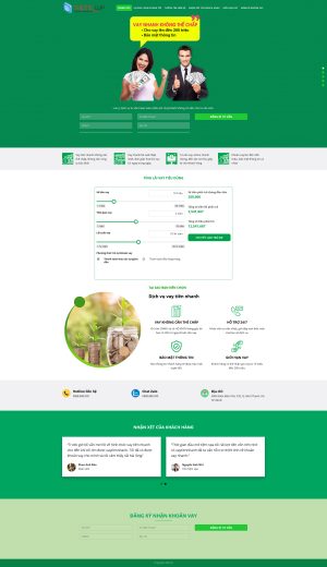 Theme WordPress Vay Tiền Nhanh