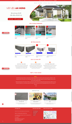 Theme WordPress Vật Liệu